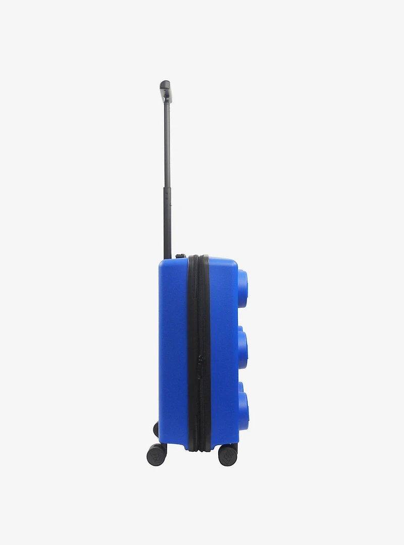 FUL LEGO Signature Brick 2x3 Trolley Expandable Carry-On Luggage Blue