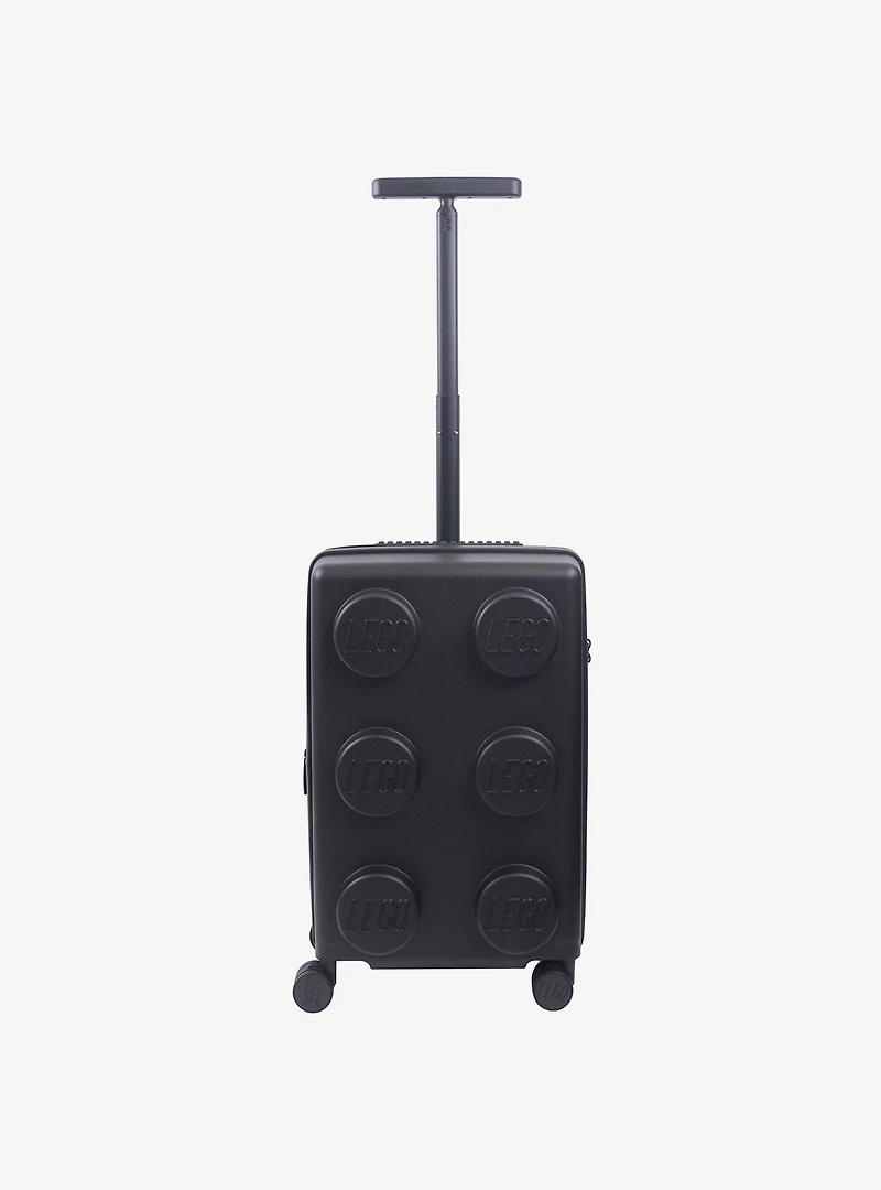 FUL LEGO Signature Brick 2x3 Trolley Expandable Carry-On Luggage Black