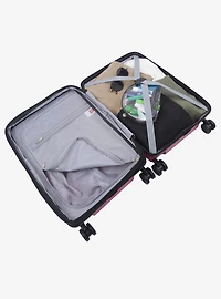 FUL LEGO Signature Brick 2x3 Trolley Expandable Carry-On Luggage Pink