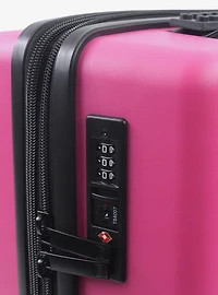 FUL LEGO Signature Brick 2x3 Trolley Expandable Carry-On Luggage Pink