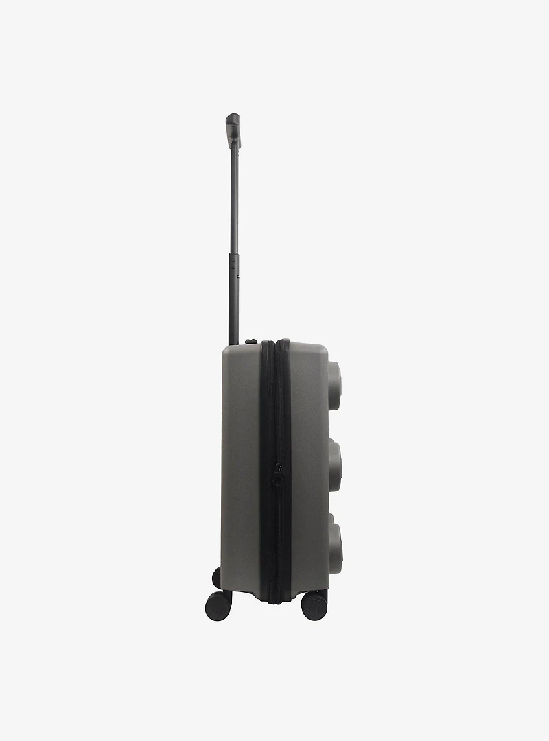 FUL LEGO Signature Brick 2x3 Trolley Expandable Carry-On Luggage Grey