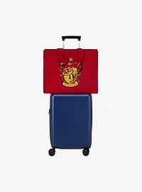 FUL Harry Potter Gryffindor Crest Sherpa Travel Tote with Trolley Strap