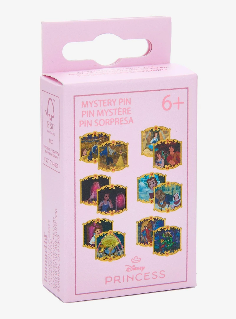 Loungefly Disney Beauty and The Beast Lenticular Scenes Blind Box Enamel Pin - BoxLunch Exclusive