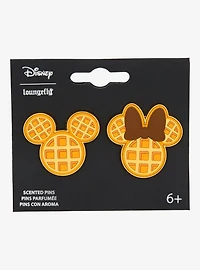 Loungefly Disney Mickey & Minnie Mouse Waffle Scented Enamel Pin Set - BoxLunch Exclusive