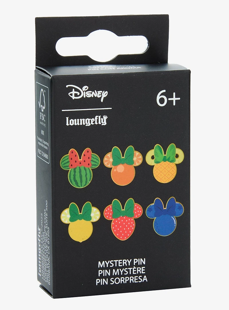 Loungefly Disney Minnie Mouse Fruit Silhouettes Scented Blind Box Enamel Pin - BoxLunch Exclusive