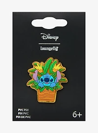 Loungefly Disney Lilo & Stitch Plant Stitch Enamel Pin - BoxLunch Exclusive