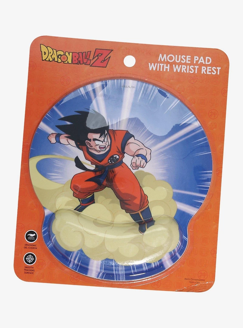 Dragon Ball Z Goku Mouse Pad With Wrist Rest