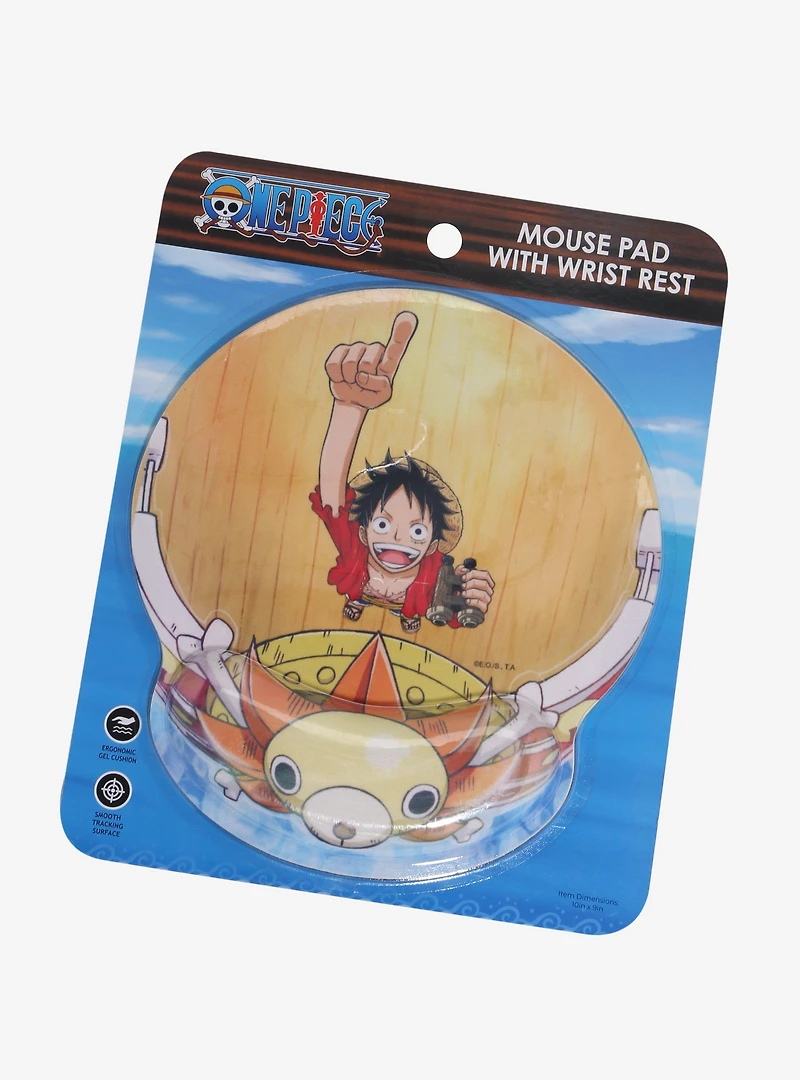 One Piece Luffy Mouse Pad With Wrist Rest