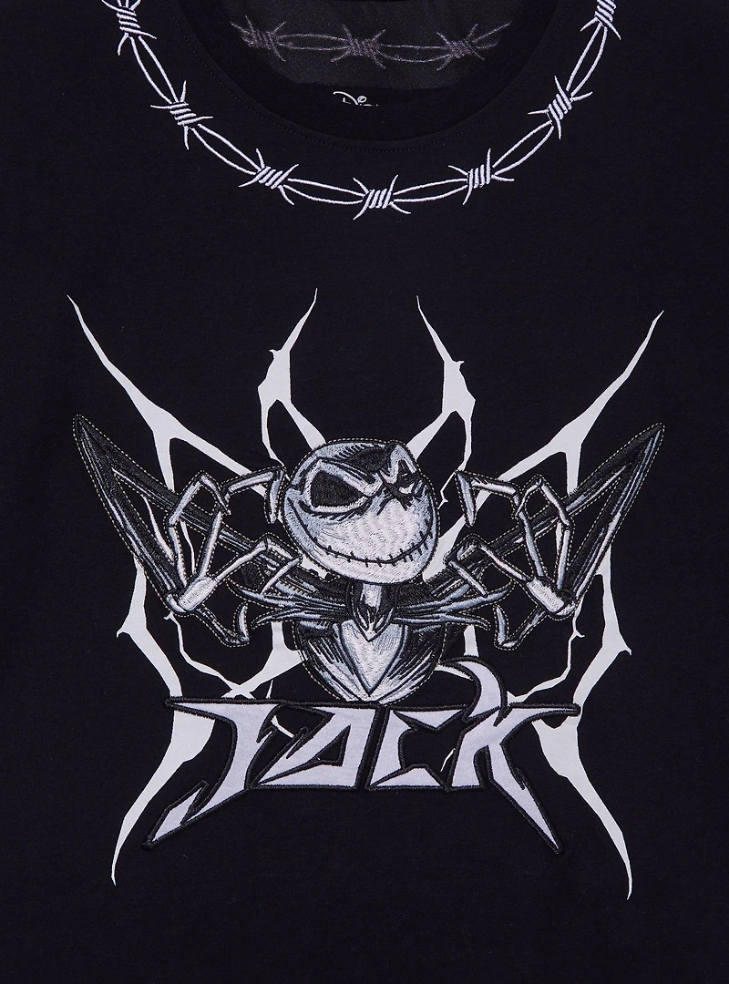 Disney The Nightmare Before Christmas Jack Skellington Barbed Wire T-Shirt - BoxLunch Exclusive