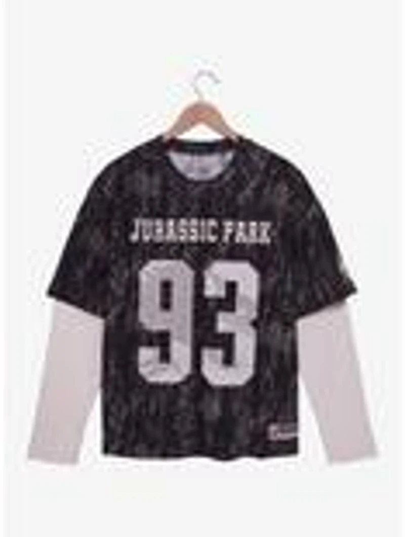 Jurassic Park Camo Layered Long Sleeve T-Shirt - BoxLunch Exclusive
