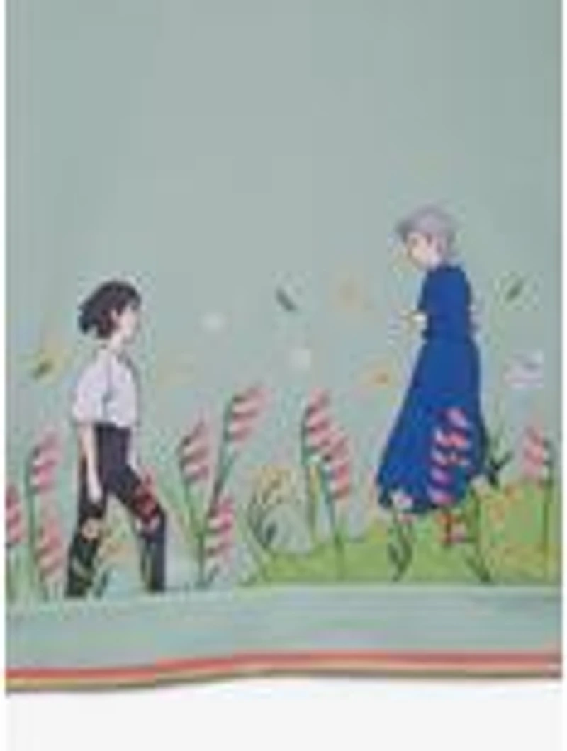 Studio Ghibli® Howl's Moving Castle Howl & Sophie Meadow Scene Quarter Zip Crewneck - BoxLunch Exclusive