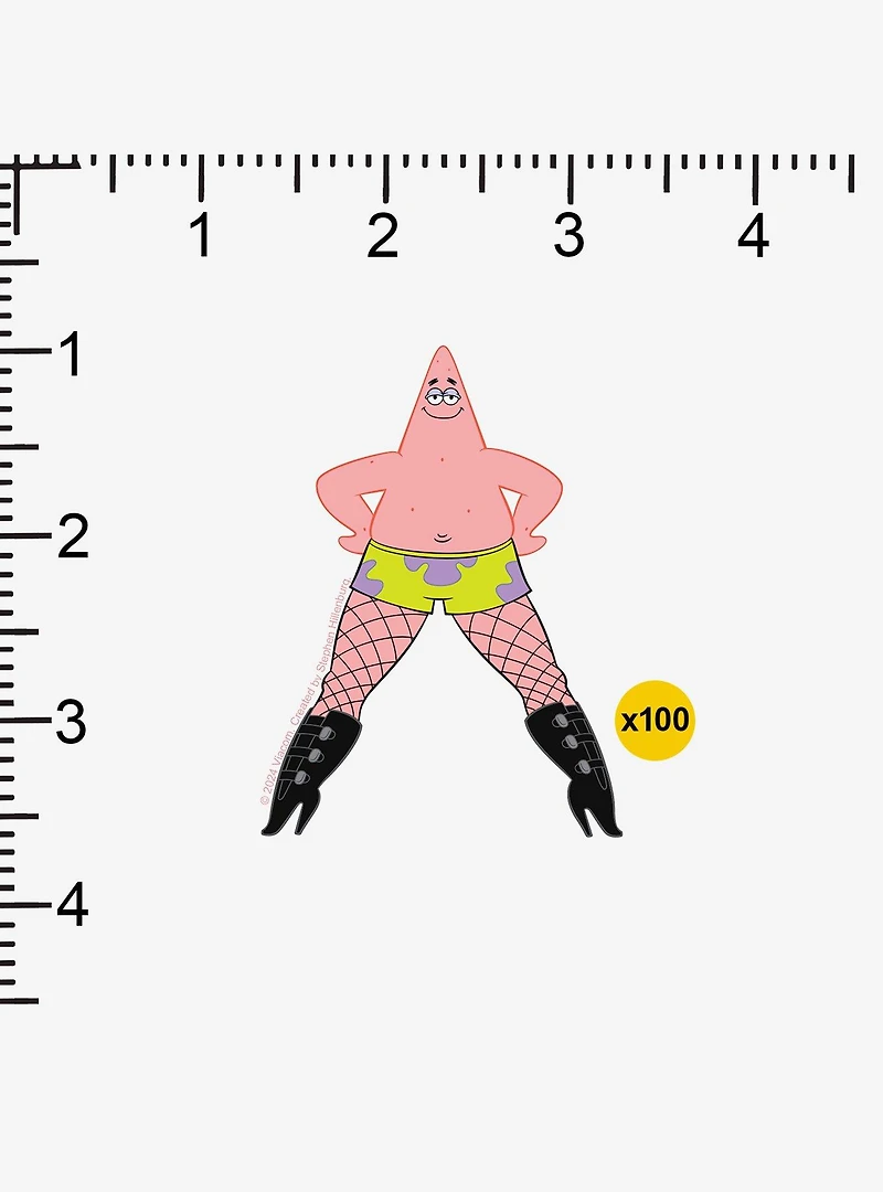 SpongeBob SquarePants Patrick Fishnet Sticker Pack