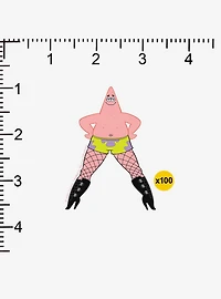 SpongeBob SquarePants Patrick Fishnet Sticker Pack