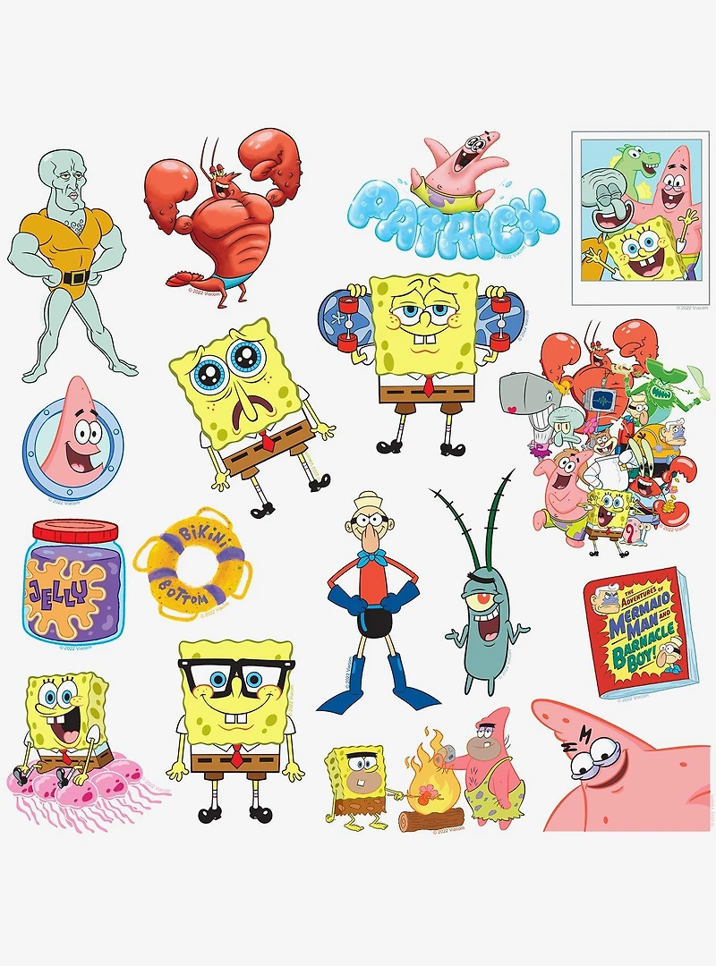 SpongeBob SquarePants Bikini Bottom Sticker Pack