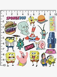SpongeBob SquarePants Bikini Bottom Sticker Pack