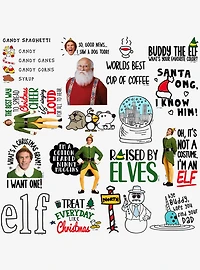 Elf I Know Him Sticker Pack