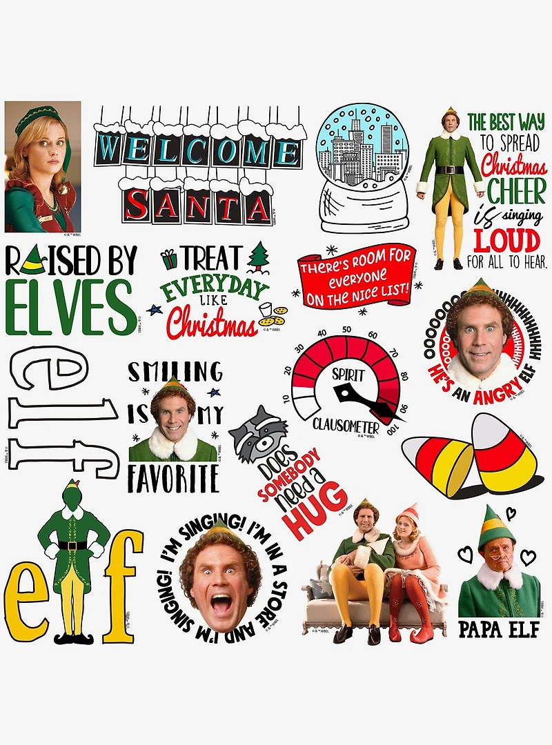 Elf I Know Him Sticker Pack