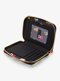 Loungefly Disney Mickey Mouse & Friends Floral Checkered Wallet - BoxLunch Exclusive