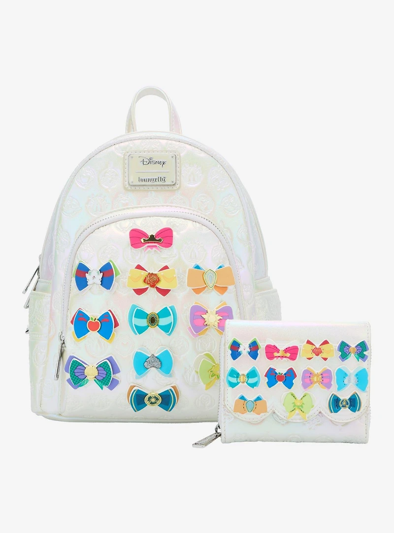 Loungefly Disney Princess Bows Iridescent Mini Backpack - BoxLunch Exclusive