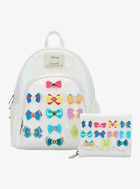 Loungefly Disney Princess Bows Iridescent Mini Backpack - BoxLunch Exclusive