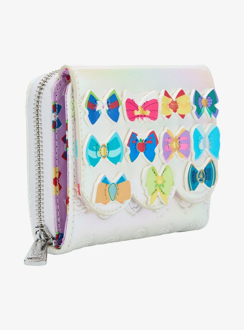 Loungefly Disney Princess Bows Iridescent Wallet - BoxLunch Exclusive