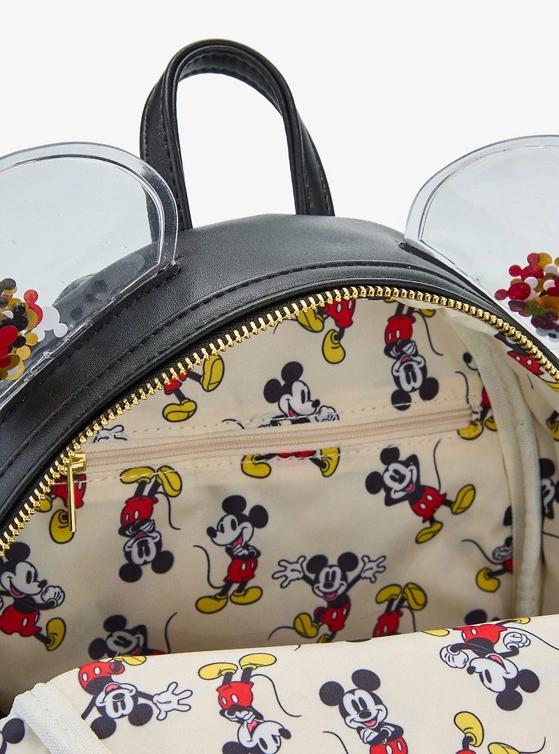 Loungefly Disney Mickey Mouse Confetti Ears Mini Backpack - BoxLunch Exclusive