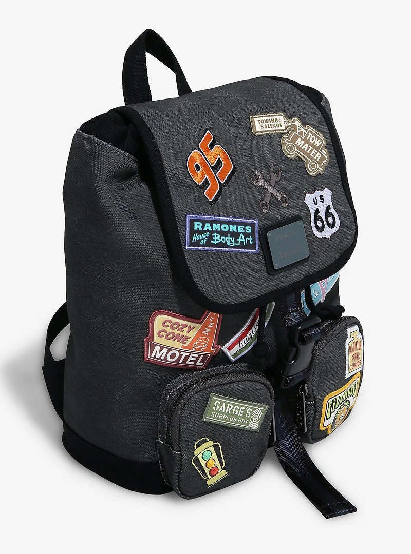 Loungefly Disney Pixar Cars Radiator Springs Patches Mini Backpack - BoxLunch Exclusive