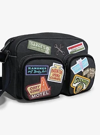 Loungefly Disney Pixar Cars Radiator Springs Patches Crossbody Bag - BoxLunch Exclusive
