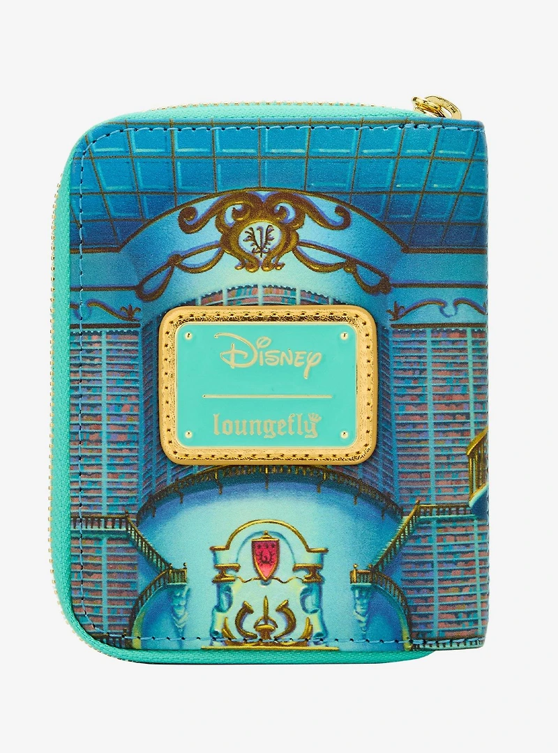 Loungefly Disney Beauty and the Beast Belle Library Small Zip Wallet- BoxLunch Exclusive