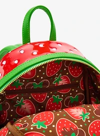 Loungefly Disney Minnie Mouse Chocolate Dipped Strawberry Ears Scented Mini Backpack - BoxLunch Exclusive