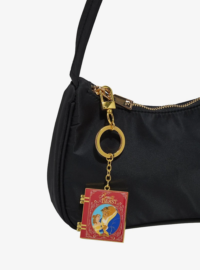 Loungefly Disney Beauty and the Beast Hinged Book Keychain - BoxLunch Exclusive