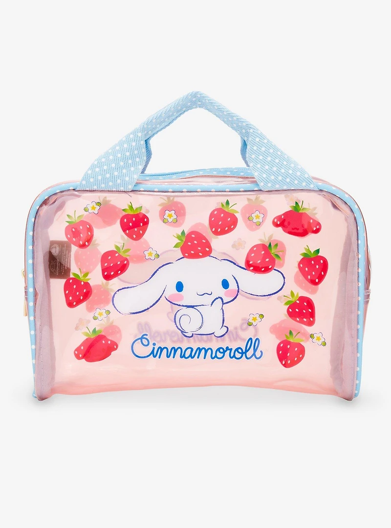 Sanrio Cinnamoroll Strawberry Cosmetic Bag Set - BoxLunch Exclusive