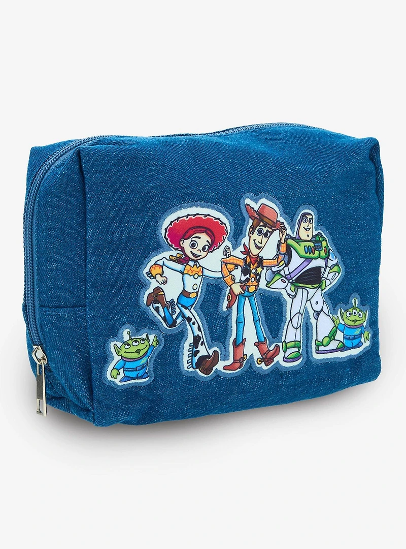 Disney Pixar Toy Story Denim Cosmetic Bag - BoxLunch Exclusive
