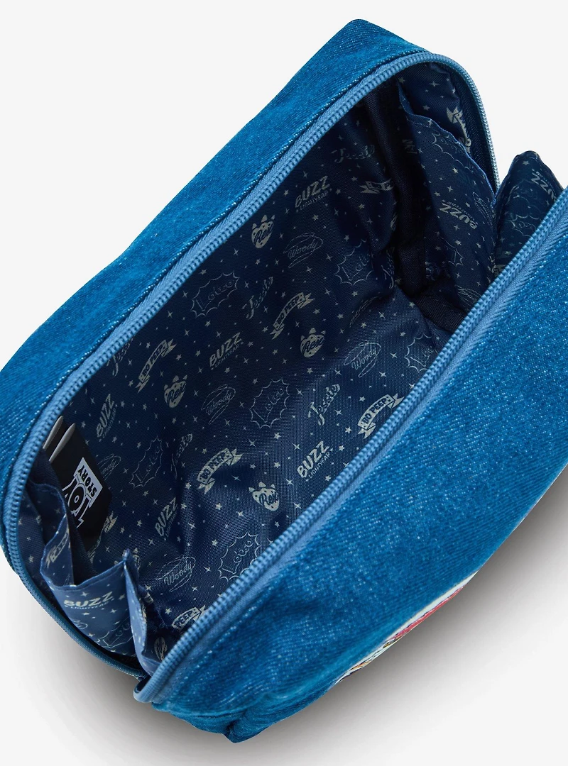 Disney Pixar Toy Story Denim Cosmetic Bag - BoxLunch Exclusive