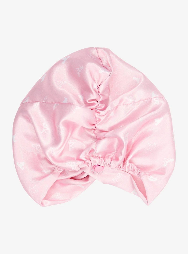 Disney Princess Pink Tiara Double Layered Twist Bonnet — BoxLunch Exclusive