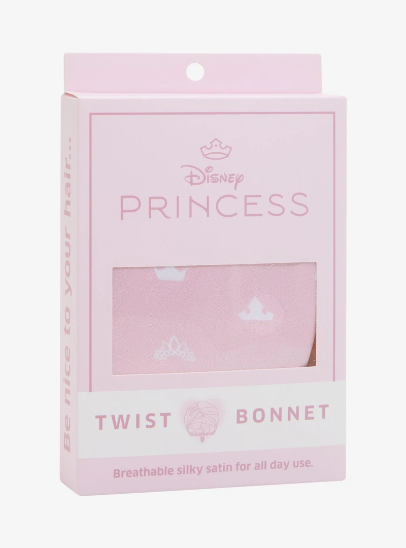 Disney Princess Pink Tiara Double Layered Twist Bonnet — BoxLunch Exclusive