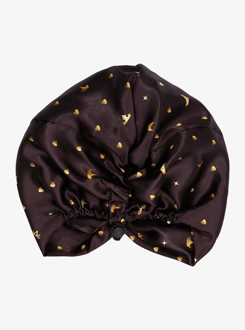 Disney Princess Black Tiara Double Layered Twist Bonnet — BoxLunch Exclusive