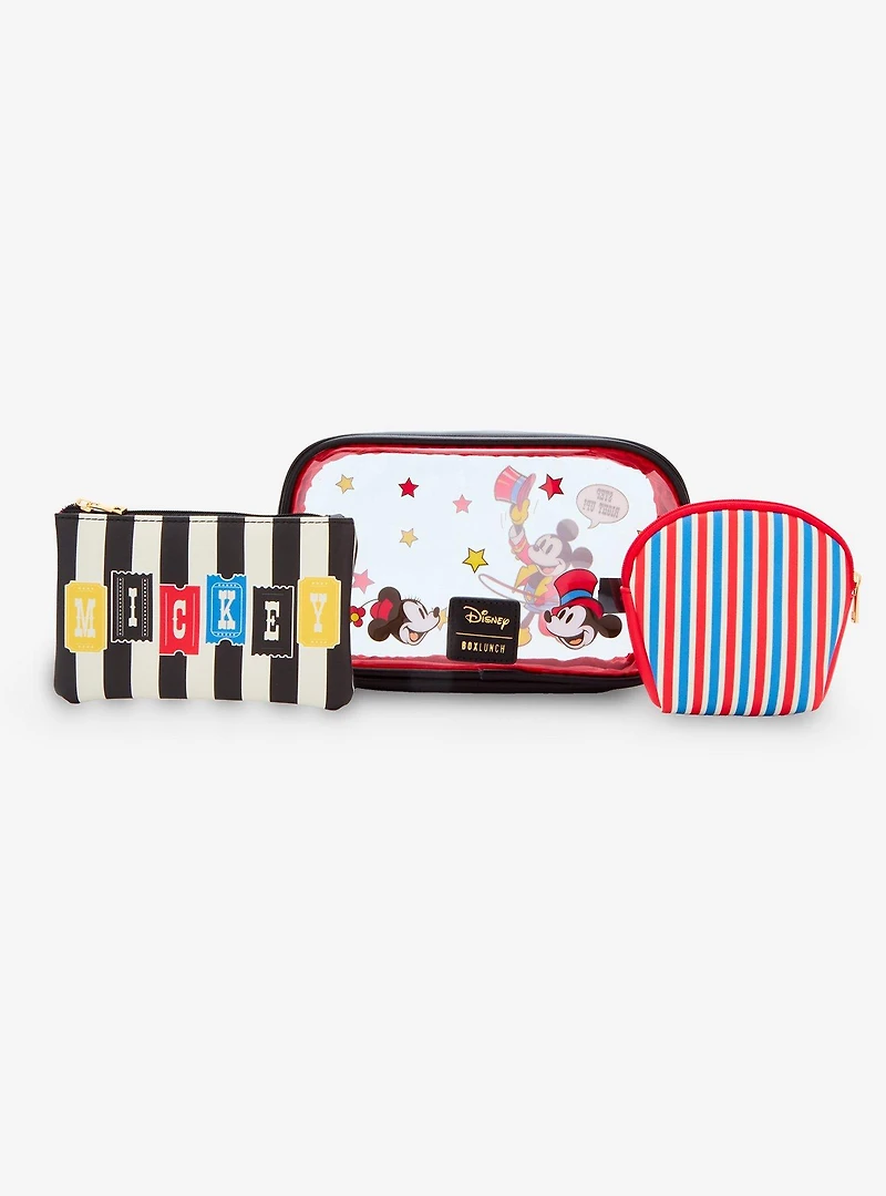 Disney Mickey Mouse Carnival Cosmetic Bag Set - BoxLunch Exclusive