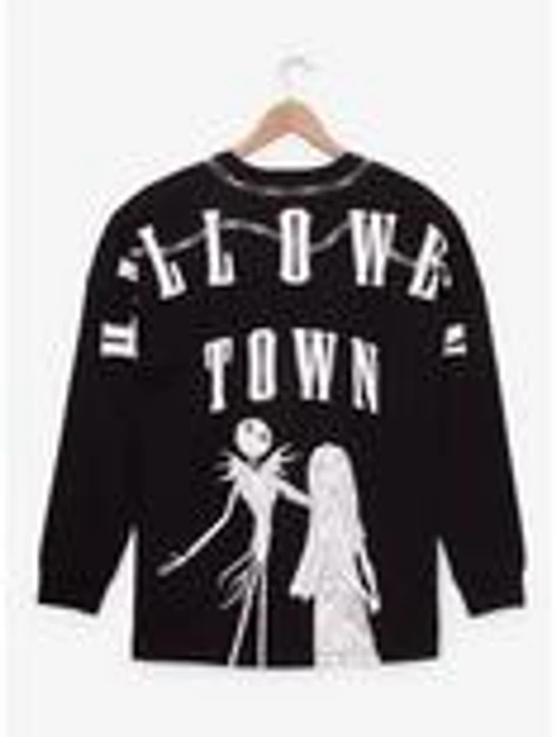 Disney The Nightmare Before Christmas Jack & Sally Barbed Wire Long Sleeve T-Shirt - BoxLunch Exclusive