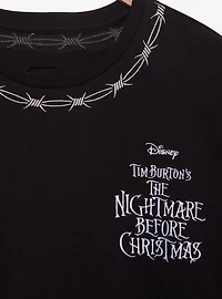 Disney The Nightmare Before Christmas Jack & Sally Barbed Wire Long Sleeve T-Shirt - BoxLunch Exclusive