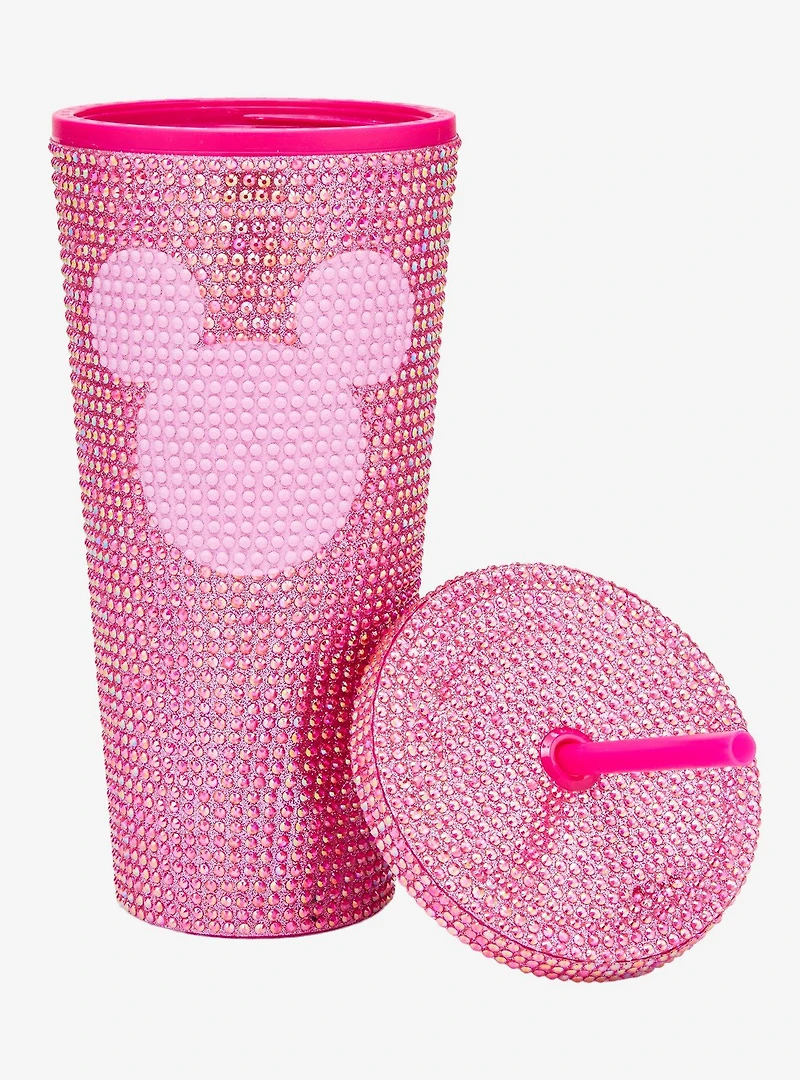 Disney Mickey Mouse Pink Rhinestone Carnival Cup