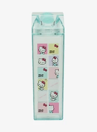Sanrio Hello Kitty Grid Portrait Milk Carton Water Bottle - BoxLunch Exclusive