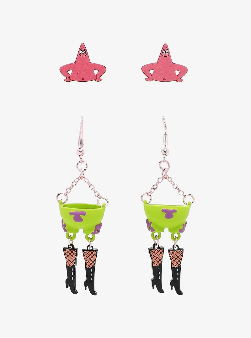 SpongeBob SquarePants Patrick with Boots Earring Set - BoxLunch Exclusive