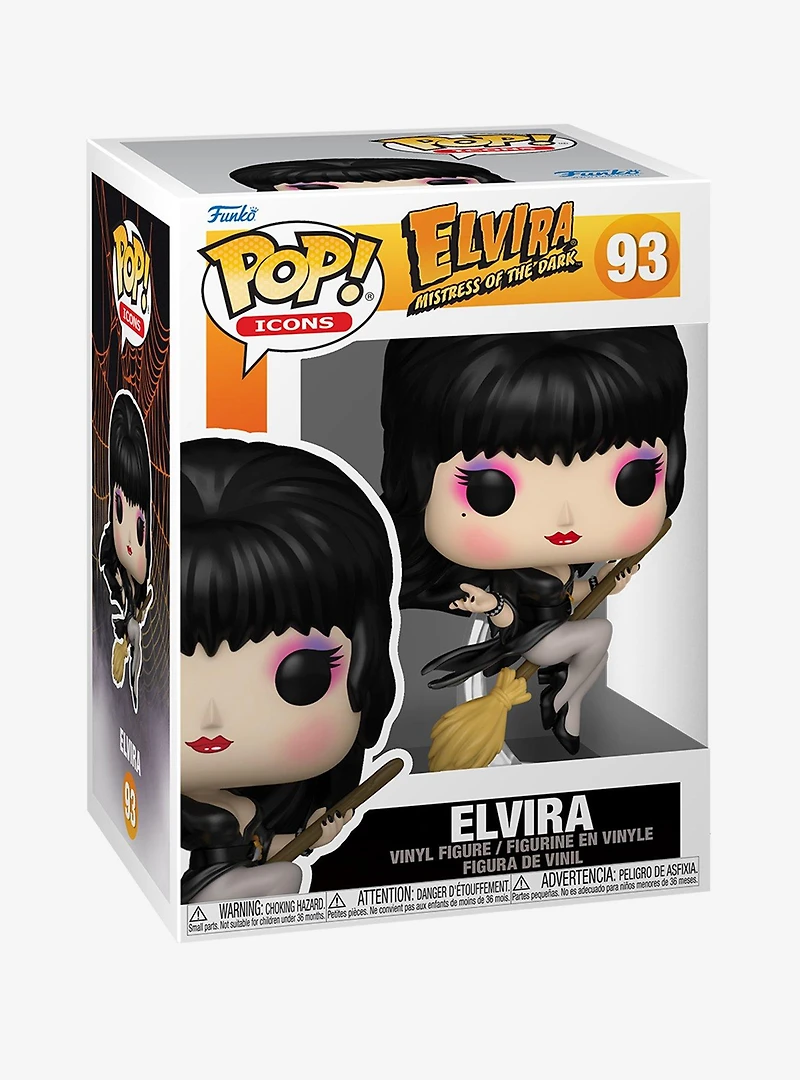 Funko Pop! Icons Elvira: Mistress of the Dark Elvira Vinyl Figure