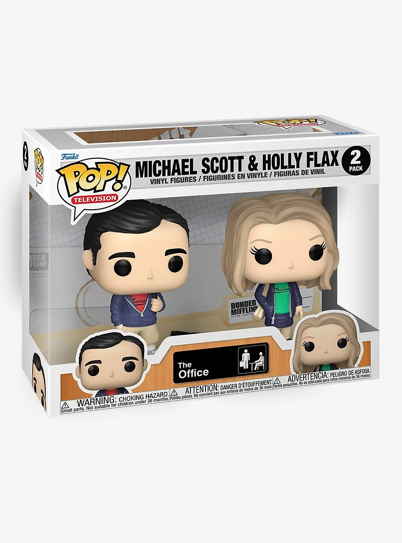 Funko Pop! Television The Office Michael Scott & Holly Flax Vinyl Figure Set