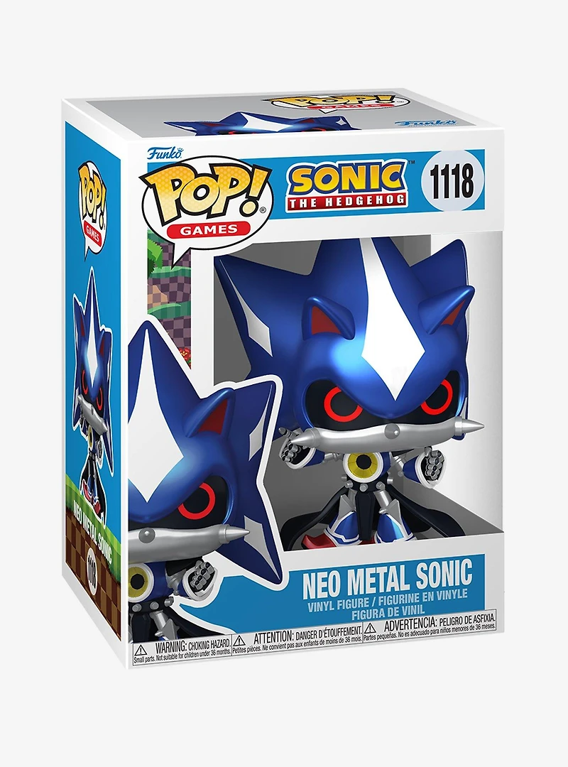 Funko Pop! Games Sonic the Hedgehog Neo Metal Sonic Vinyl Figure