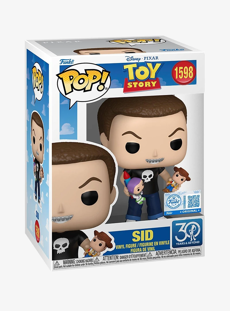 Funko Pop! Disney Pixar Toy Story 30th Anniversary Sid Vinyl Figure