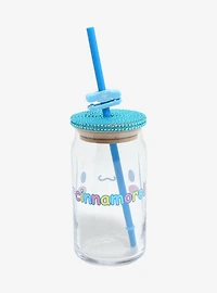 Sanrio Cinnamoroll Rhinestone Tumbler with Straw Charm — BoxLunch Exclusive