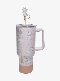 Disney The Aristocats Marie Paris Icons Straw Tumbler With Handle — BoxLunch Exclusive