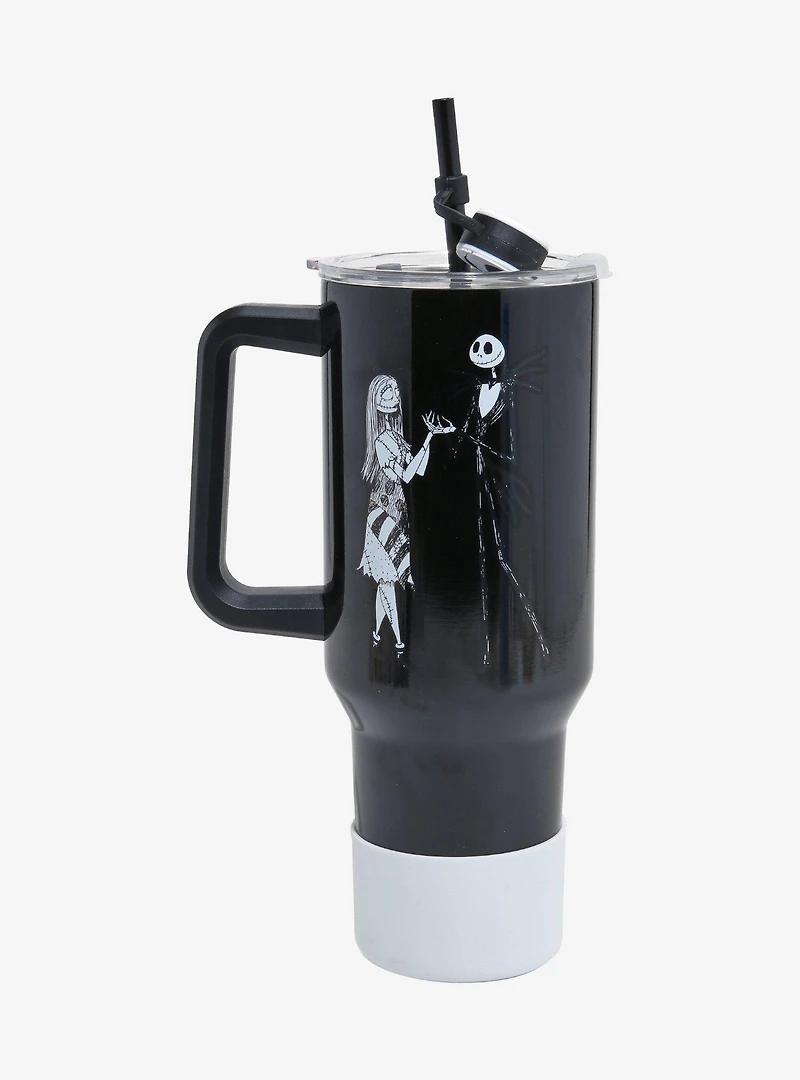 Disney The Nightmare Before Christmas Lock, Shock, & Barrel Portrait Straw Tumbler with Handle - BoxLunch Exclusive